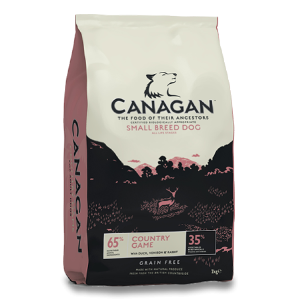 Canagan Grain Free Country Game For Small Breed Dogs 無穀物田園野味(小型犬) 配方 2kg